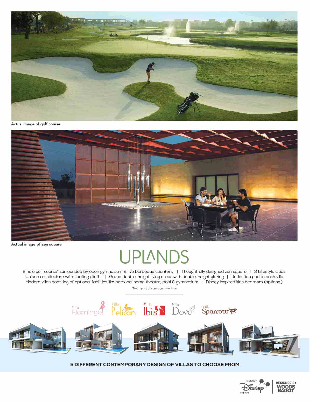 5 different contemporary design of villas to choose from at Arvind Uplands in Ahmedabad Update